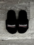 Balenciaga Fur Slides