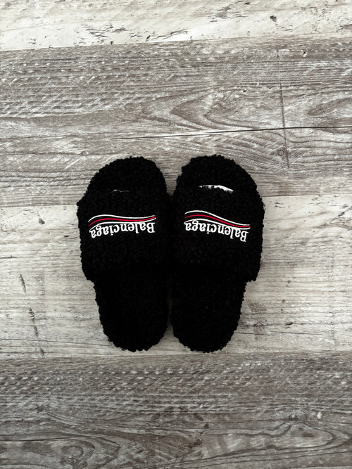 Balenciaga Fur Slides