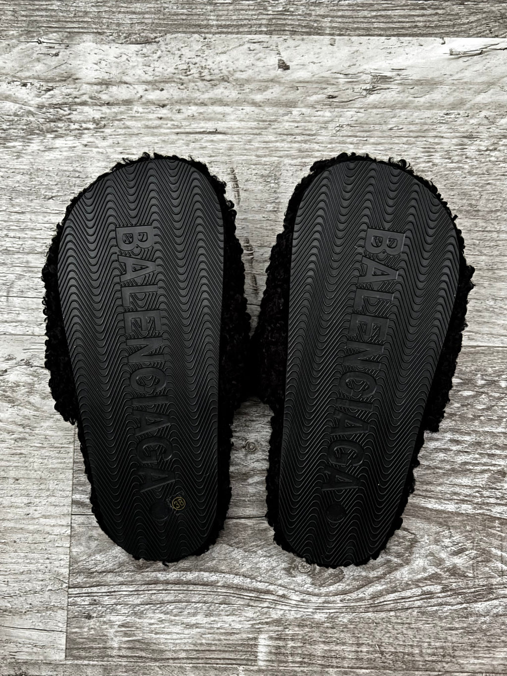 Balenciaga Fur Slides