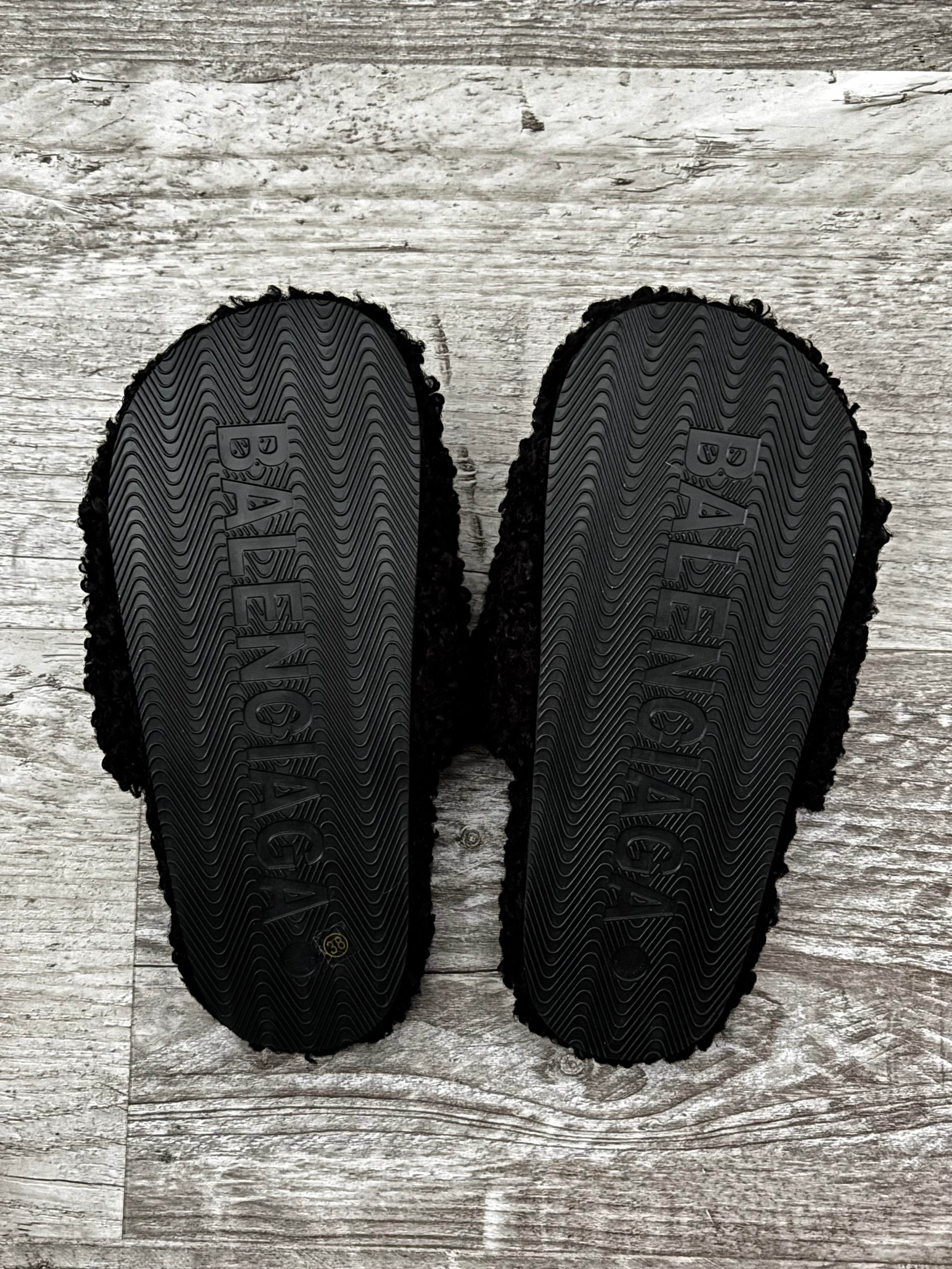 Balenciaga Fur Slides